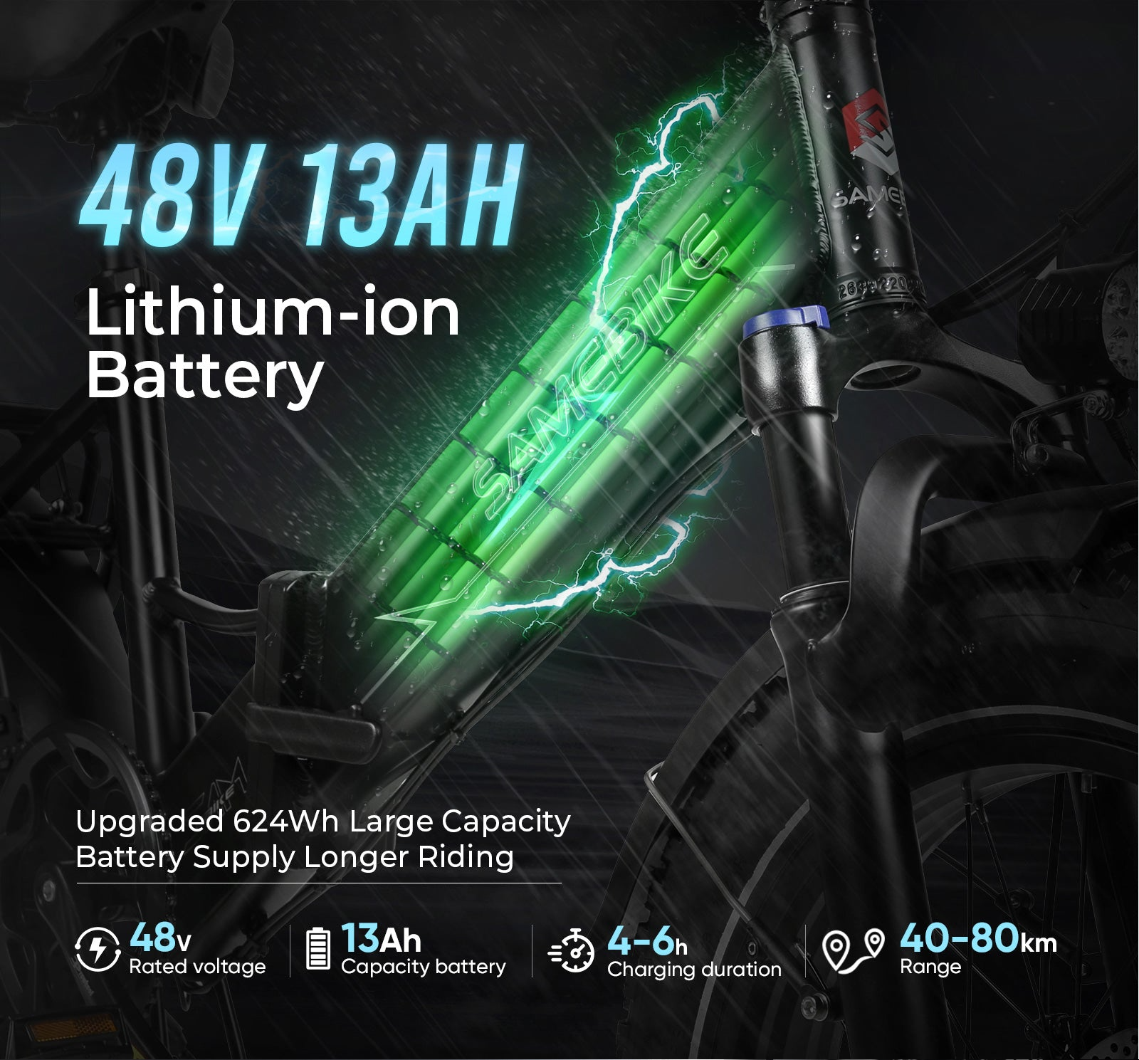 samebike LOTDM200-II el bicykel